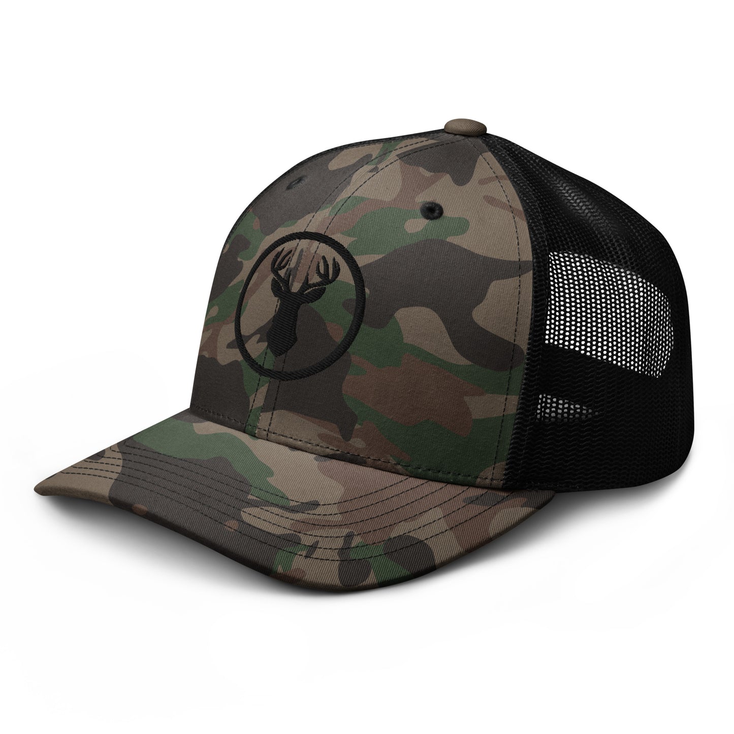 Buck Camo Trucker