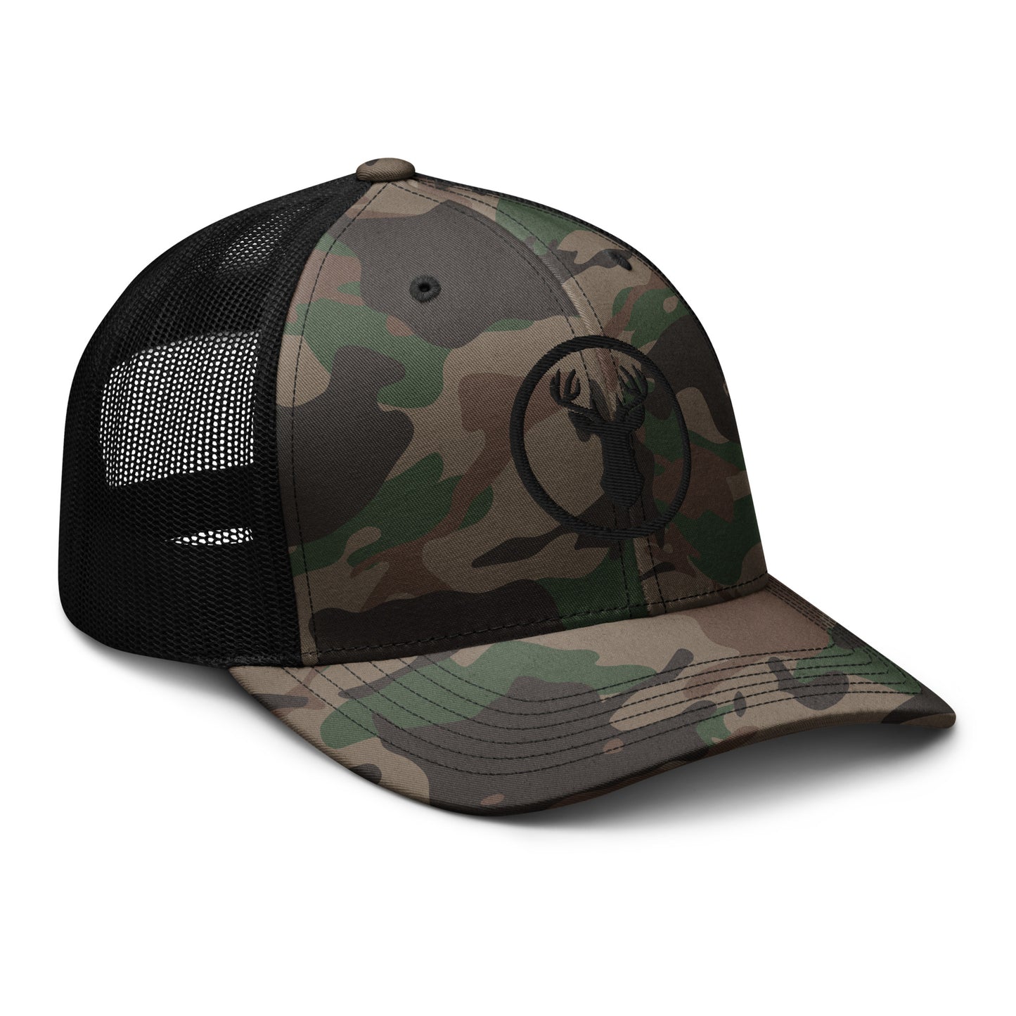 Buck Camo Trucker